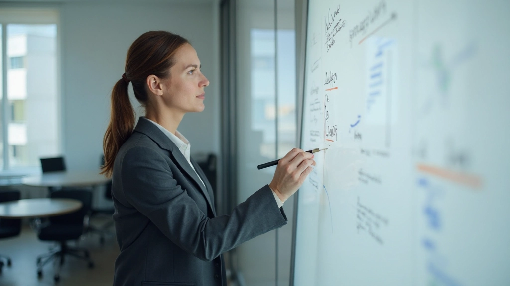 Профессионал разрабатывает стратегический план развития бизнеса